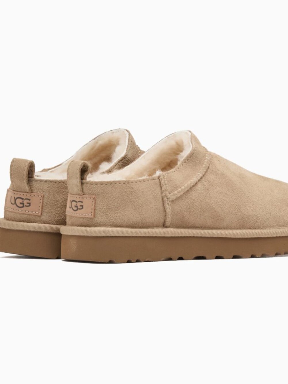 new UGG CLASSIC MICRO SHEARLING boot in sand womens 6 10